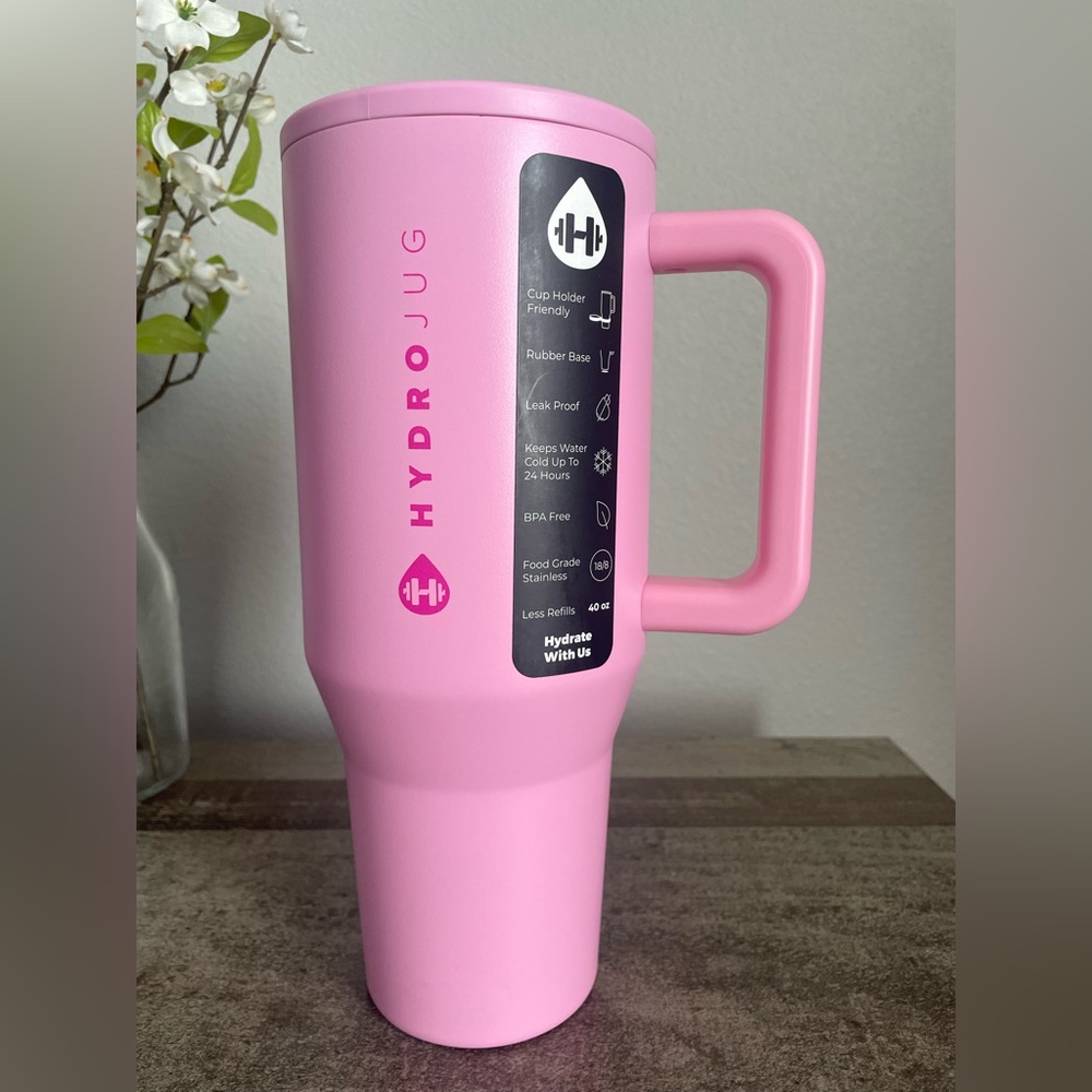 HydroJug 40oz Tumbler Blush